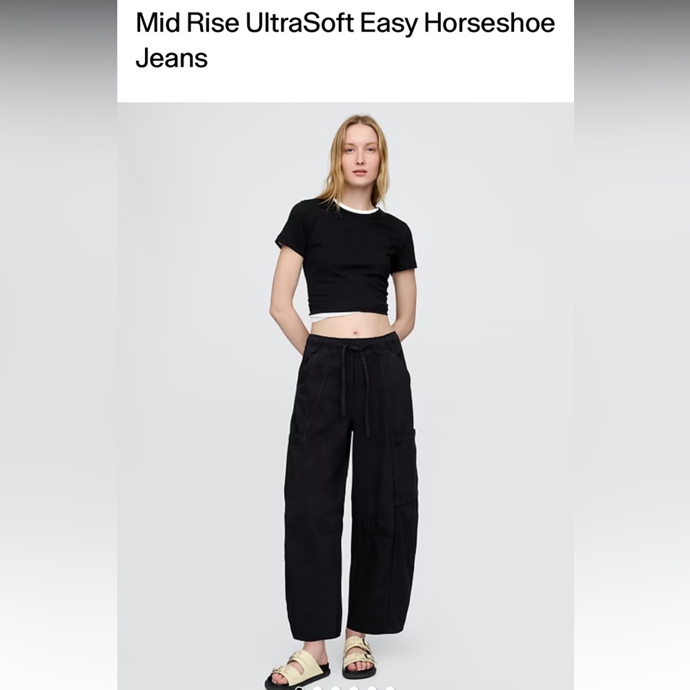 Mid Rise UltraSoft Easy Horseshoe Jeans